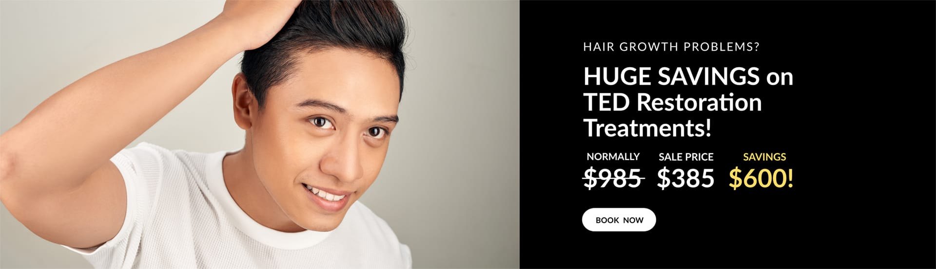Crystal Skin | Big savings on TED Hair Restoration