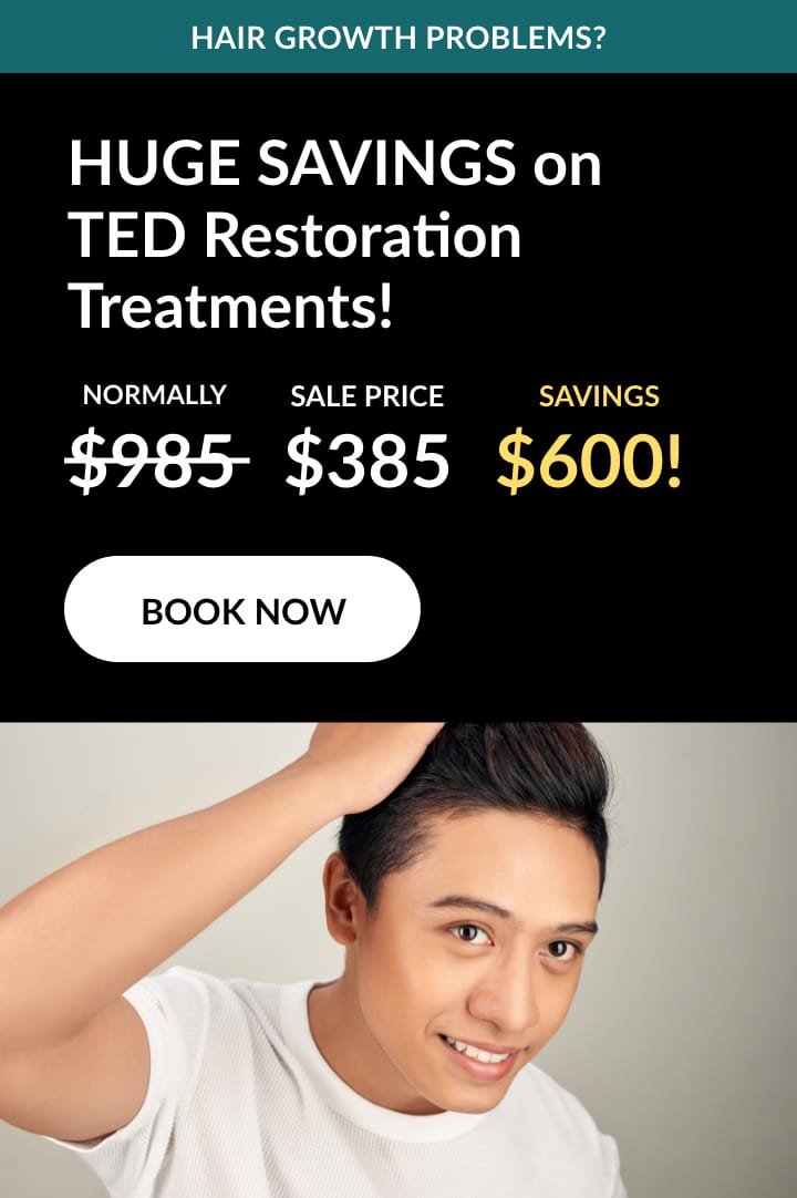 Crystal Skin | Big savings on TED Hair Restoration